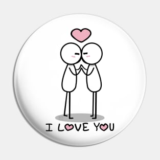 I Love You Pin