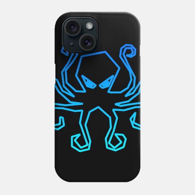 Blue Octopus Phone Case by Shrenk