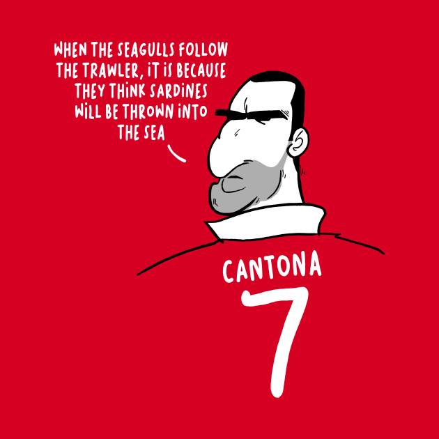 Eric Cantona Manchester Trawler by TerraceTees