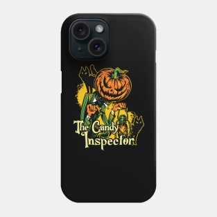 Candy Inspector Halloween Pumpkin Design Phone Case