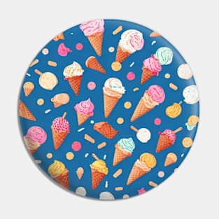 Ice Cream Design Pin