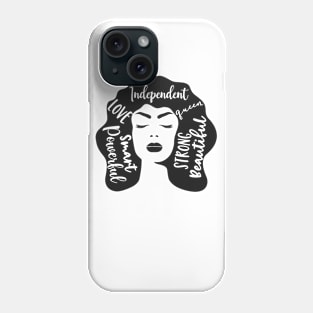 Smart Strong Powerful Beautiful Independent Black Queen Phone Case