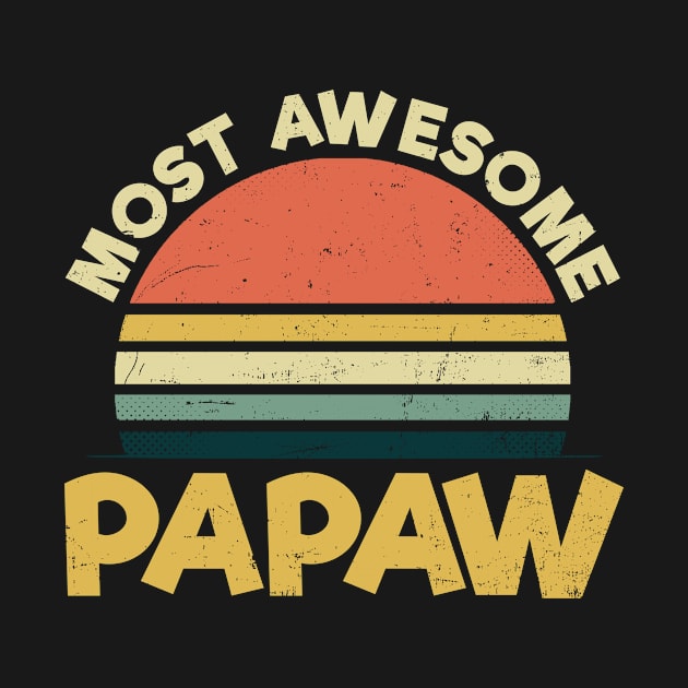 Papaw Shirt | Vintage Retro Sunset Gift by Gawkclothing