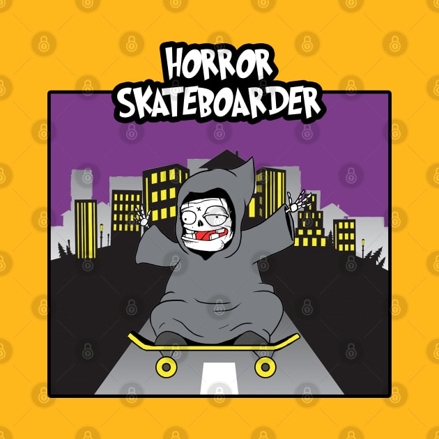 horror skateboarder by antonimus