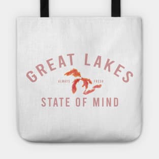 Great Lakes State of Mind Blush Lakes Tote