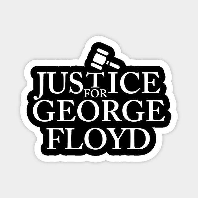 Justice for george floyd Magnet by GOG designs