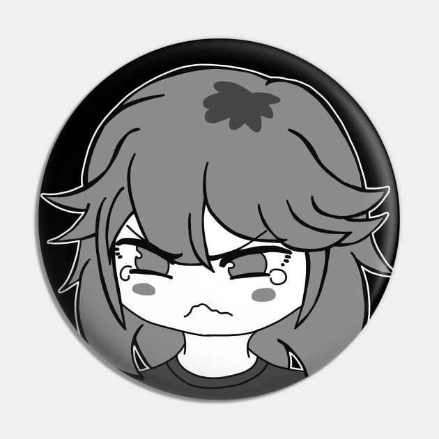 Funny Anime Manga Angry Pout Face Little Girl Cute Meme - Memetshirt -  Sticker