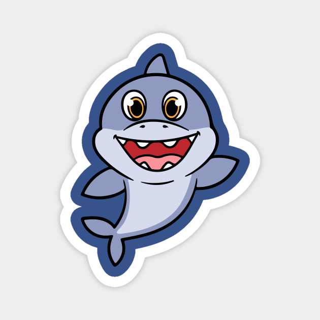 Baby Shark Desing for Kids Magnet by SGcreative