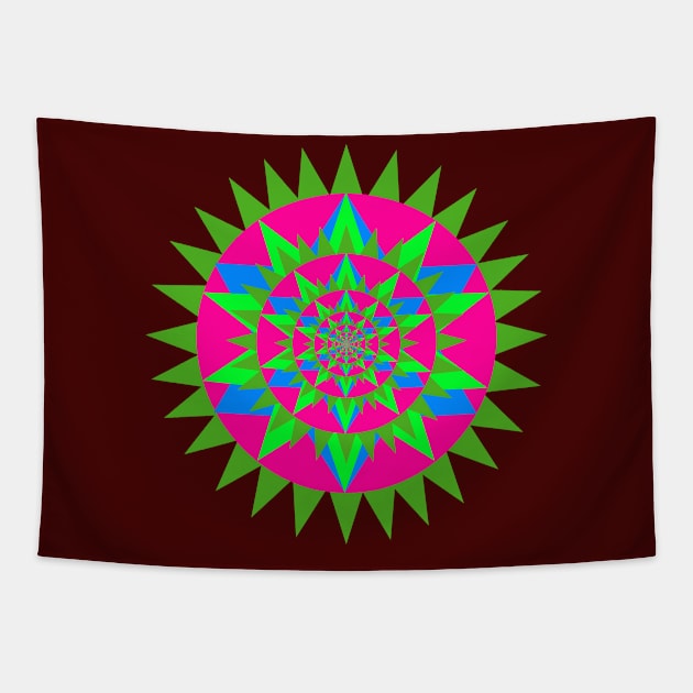 Abstract Geometric Designs 06 Tapestry by "Ekaa Digi Arts"