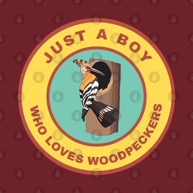 Just a boy who loves Woodpeckers by InspiredCreative