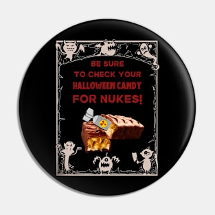 Check Your Candy - Funny Halloween Pin