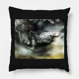 Dark Matter [Digital Fantasy Figure Illustration] Pillow