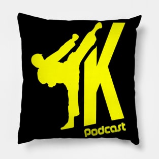 KickFlix Podcast K Logo Pillow
