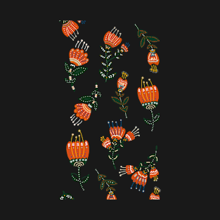 Retro Floral Celestes Studio© T-Shirt