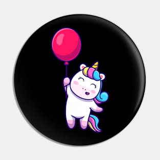 Unicorn Helium Balloon Pin