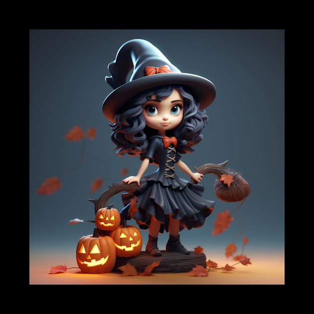 Halloween witch by NumberOneEverything