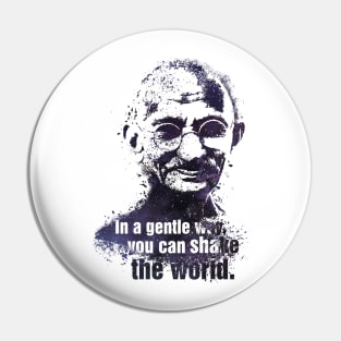 Gandhi quote Pin