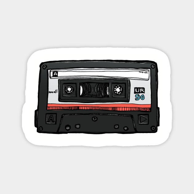 Cassette Magnet by enoogs