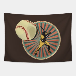 Baseball Retro Classic Tapestry