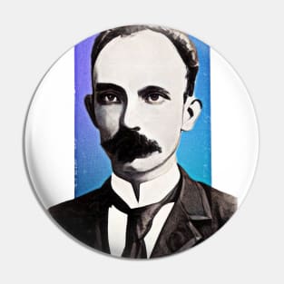 Cuban Poet José Martí illustration Pin