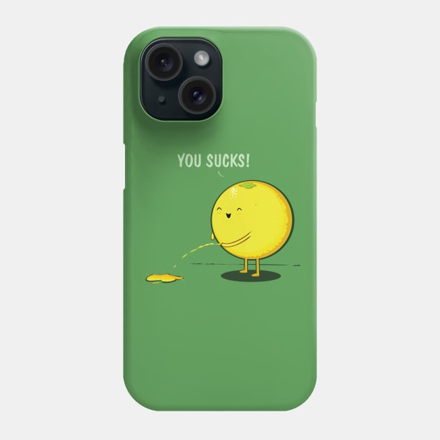 Orange Juice Phone Case by downsign