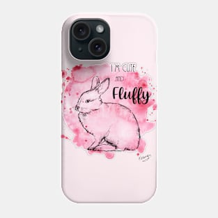 Watercolor bunny Phone Case