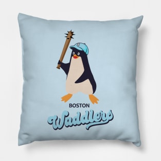 retro boston waddlers Pillow