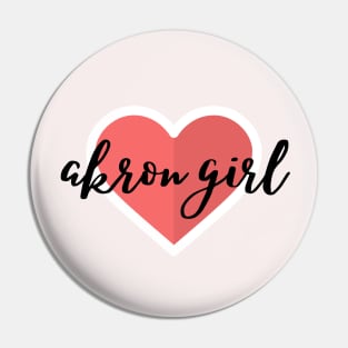 akron girl love Pin