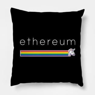 Ethereum unicorn Pillow