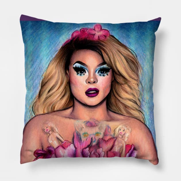 MISS VANJIE Pillow by SianPosy