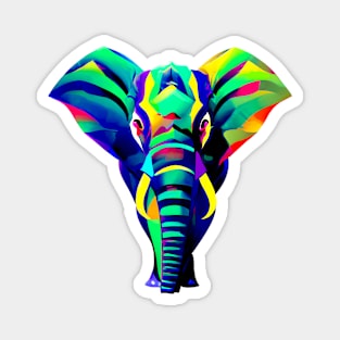 Elephant Couleurs 03 Magnet