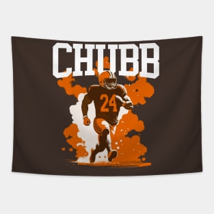 Nick Chubb Browns Tapestry