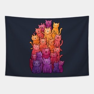 Cats pile Tapestry