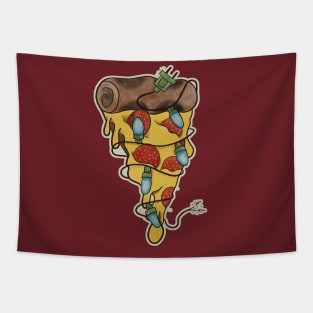 Oh pizza Tree Tapestry