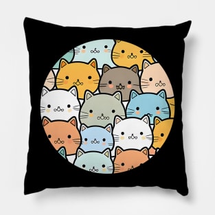 Super Cute Team Cat Friend Pillow