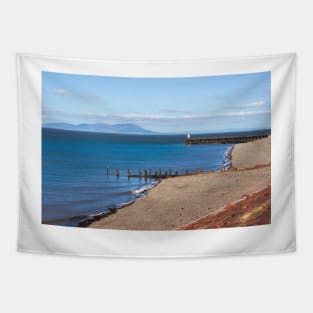 Beautiful sandy beaches in northern England Tapestry