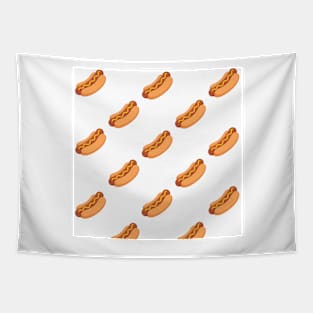 White Hot Dog Tapestry