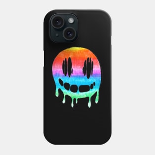 Smiley face metling (rainbow / multicolor) Phone Case