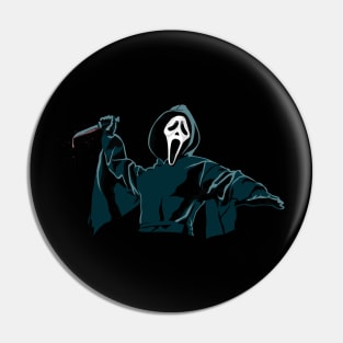 Scream Ghost Face Pin