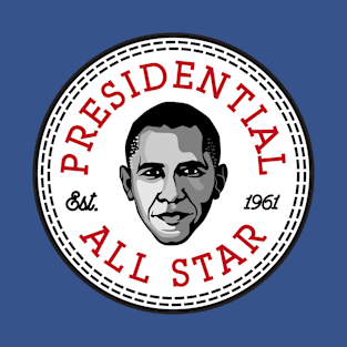 Barack Obama Presidential All Star Converse Logo T-Shirt