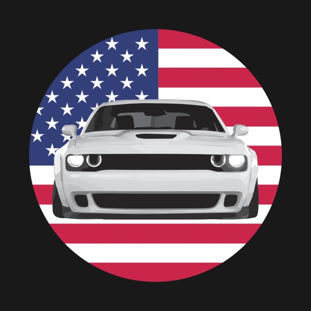 Dodge Challenger USA by TheAngryHoneyBadger