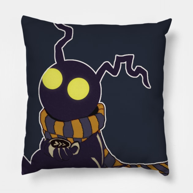 Cozy Heartless Pillow by LocalCryptid