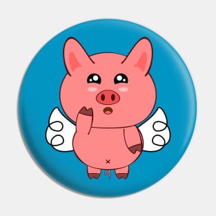 flying pig Pin