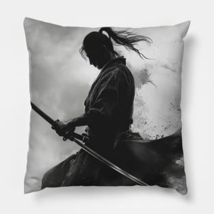 Samurai Dark Pillow