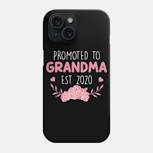 Promoted To Grandma Est 2020 Phone Case