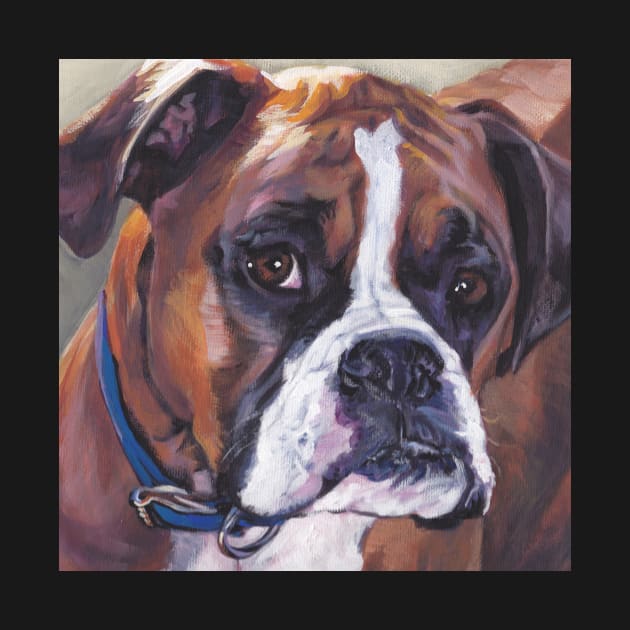 Boxer Fine Art Painting by LASHEPARD