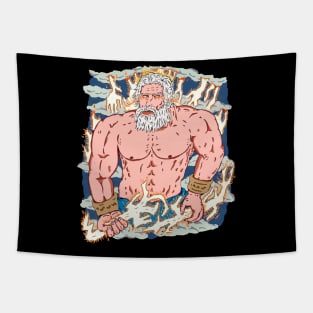 zeus god Tapestry