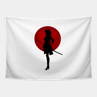 Samurai Woman Tapestry