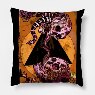 The Lovers (Cyberpunk Tarot) Pillow