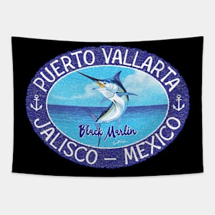 Puerto Vallarta, Jalisco, Mexico, Black Marlin Tapestry